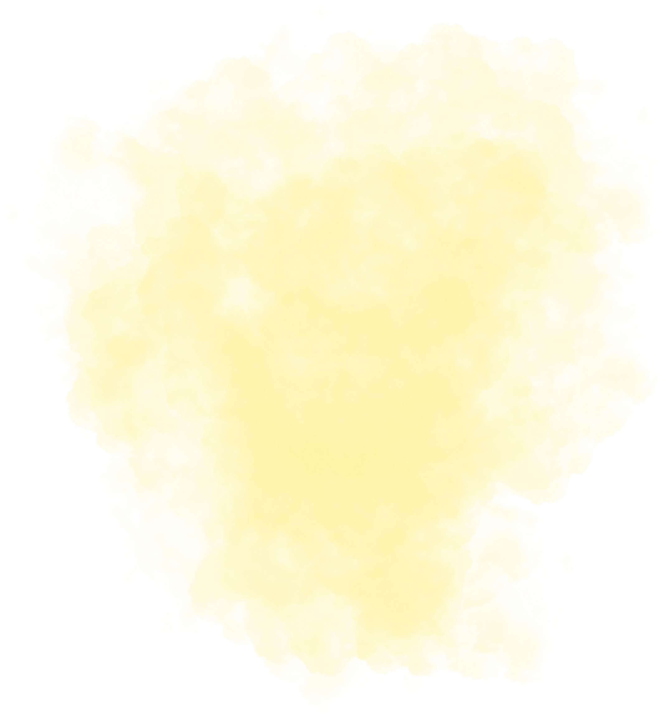 Abstract Brush Yellow Smoke