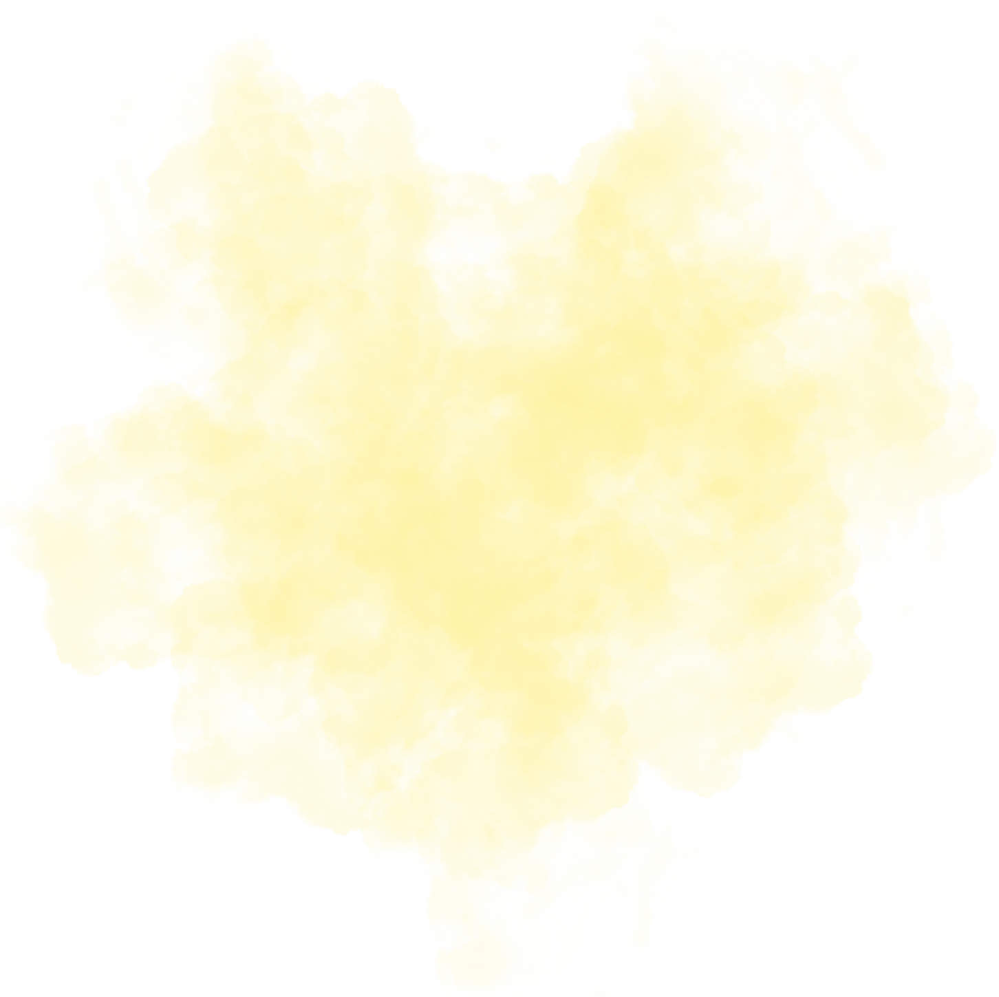 Abstract Brush Yellow Smoke